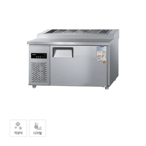 [그랜드우성] 직냉식 김밥 냉장고 260L (내부스텐) (36) CWSM-120RBT_내부스텐 (K)
